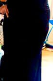 I bought this dress to wear on a cruise. It is absolutely gorgeous! It is very light weight unlike a lot of other sparkly dresses. The back only has one small ribbon at the back shoulder line that keeps the dress together. I will add another ribbon that will keep the lower part from gaping at the chest line. I can't wait to wear this dress! My pictures don't really show how beautiful it really is. - Brenda E.