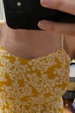 This waistline isn't flattering at my height. The neckline is too long for an empire waist, and the straps are too short to hit the natural waistline. Maybe better on someone with a shorter torso. - Jalayna F.