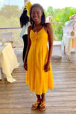 Really pretty and fits so well. I have plans to wear it when I travel for summer vacation!

Update: I did wear it, and it didn't disappoint! - Cherisse-Angel C.