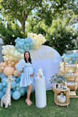 I loved everything about this dress. Color, fabric, and design are perfect. I was 29 weeks pregnant, 150 lbs, 5'3 tall, and I ordered a Small. - Dalissa N.