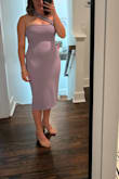 The dress is super cute and comfy! The strap is a little loose but otherwise perfect! - Hannah M.