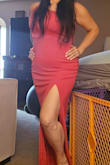 After carefully reviewing the reviews for this dress, including looking at the color choices of others, I decided to go with the red dress for my friend's black-tie wedding. Shipping was timely. I tried the dress on and immediately felt comfortable and confident. I had ordered two other dresses from a different vendor but didn't love them. 

I love this dress! - Abbigale T.