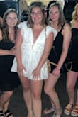 I LOVED this romper! It fit so well and I got so many compliments. The v dip in the chest is low but you still feel very secure! - Abbey S.