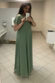 I usually wear a size L shirt but for this I got the XXL dress since  my boobs are a little bigger than my waist and I'd rather make a dress smaller than hope they have the bigger size lol  So the waist is definitely loose but fits perfect from the top. - Zeina M.