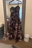 Fabric is really shiny and thin. Dress isway too long. I just didn't like it. - Cherie W.