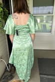 This dress is gorgeous! it runs a bit large in the top so we sized down and it is so perfect! I am using is as one of our bridesmaids dresses and it is so perfect for the job! - Kodi K.