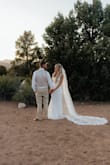 It was perfect for my reception/dinner dress! - Shaylynn R.