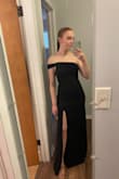 Fits a little tight and is somewhat difficult to move with the sleeve, but overall this dress looked amazing on. Ended up returning because it was too formal for the wedding I am attending - Morgan M.