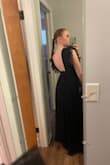 This dress was so cute and fun! It does have gripping on the inside to hold the dress up, but I still feel like it could have a string in the back for extra support. - Morgan M.