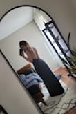I am usually between a small/medium when it's true to size.. I got the medium and I don't regret it! Wonderful fit. Snug but very comfortable. The fabric is so thick and nice. Feels like a $300 dress. I am short and the length is perfect with heels. Not sure if you were taller how it would be (might be too short) - Alex L.