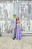 Perfect dress for Prom. The bodice fit perfect. I did have it hemmed up at the bottom about 1". Since it's a French hem, with all those pleats it took at bit of time at [the] seamstress and was a bit more expensive than a standard hem. It was totally worth it. - Amy B.