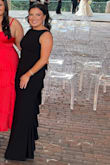 I bought this dress for a black tie wedding! I received so many compliments on it! The back is STUNNING! It's so comfortable and the material sucks you in well so I didn't need any shape wear. I did have to have the shoulders taken up slightly but that's only because the dress was a little loose in my chest! Overall, this dress is a MUST BUY! - Emily R.