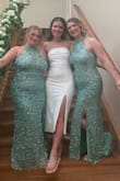 Loved this dress for my night do at my wedding; it was easy to dance and not as heavy as others are saying. I did pull it up a few times, but I think that was more me being self-conscious! Wish I got a better photo in it as it's lovely and of great quality - Emma W.