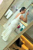 I purchased this dress for my wedding elopement and it was absolutely perfect! I am short so I did have to get it hemmed and the material can be a little "thick" for 90 degree weather but I felt so beautiful in it! - Erica H.