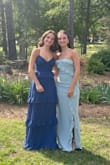 Absolutely stunning dress. Fits perfect. Color is gorgeous. No issues at all with dress, fit, color or material. Comfortable fit and made well. - Kennedy