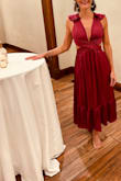 I had so many compliments! The fabric felt nice and the color was gorgeous. - Heather P.