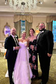 I wore this to a black-tie wedding and I got non-stop compliments all night! I did have to go and get the dress hemmed because it was a bit long even with heels, and I had them sew cups into the dress as well but it fit like a dream! - Kelly R.