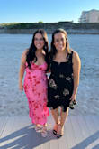 I actually really liked this dress and would have given it 4/5 stars if I didn't accidentally flash everyone on the dance floor at the wedding. The strap broke right off and luckily a friend had a safety pin that I could pin the strap in place for the rest of the night. The dress seam also started unraveling near the zipper at the beginning of the wedding too. I did get lots of compliments on it and its beautiful but poorly made. - Christina S.