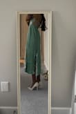 I absolutely adore this dress. The lace is so pretty; the fabric feels nice and seems durable. It fits well but is a bit loose around the waist. - Lotty A.