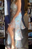 This dress is beautiful for a wedding in the morning. The color is and fabric makes it a perfect one. - Maria B.