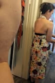 I fell in love w/ Taylor Swift's Grammys dress, so thought I'd try this one for a wedding I'm going to. And it's really nice, good quality, but unfortunately too small for me. Couldn't zip it up. Thanks to Lulu's for letting me try it on. - Maoli Y.