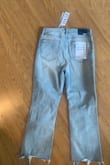 I definitely would order one size down from what you normally wear. I ordered a 28, should have gotten a 27. There is so much more stretch than I would have expected. Love the color, the wash, everything else about them. But I am not sure I am ever going to be able to wear them. They will look saggy and baggy after a couple hours of wear. 
Very unfortunate. Beautiful cut and color though- I am supper sad. - Daina K.
