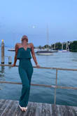 The shipping was fast. 
The clothes fit perfectly. Exactly like in the picture. I got posts on my social media platforms. 
At the party, I got so many compliments. People loved the outfit. I recommend your brand to many other people. 
We could think about a collaboration. 
I will be buying this outfit in all the other colors. - Nadia U.