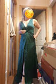 Lovely dress, of great quality material and a nice colour. I'm size UK 12, and I bought size L. The dress runs a little small. I'm so delighted with my order. The only thing must say to the shop- the dress came so so wrinkled, and it is a bit difficult to iron. Had to take it to a dry clean to be ironed. In rest, all good and happy, would really recommend it !!!! - Olga M.