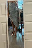 Great quality and fits well while also being comfortable and stretchy. I wore this to get engaged and it was perfect! Very summery but also nice and cute! - Leah M.