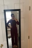 That's everything I love!! It would run large if you're medium/short but this is perfect for tall girls. It's so comfy and covers exactly what I wanted to be covered! Very nice lounge style but it can be worn outside too. - Nadia S.
