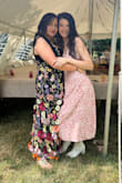 This dress gave me the most compliments I have ever received. I was worried about the dress and my boobs getting along, but it kept them up throughout the party and fit snug. The only issues I noticed were I did have to iron the flowers flat before wearing and the zipper kept getting stuck when trying to put it on with plenty of room. - Courtney