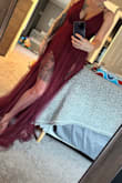 Dress fits perfectly, aside from the length being a little long, but I'm only 5'2... It's beautiful - Stacyy B.