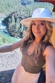 Loved the whole fit from the skirt, hat, and vest top. I wanted a chic but western look for our train ride in Durango. I ordered a size small and it did loosen up just a bit but was still perfect! - Kim E.