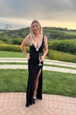 This dress is stunning. It was too long but a quick hem and I got so many compliments at a black tie wedding - Jessica C.