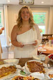 Sooo cute! It's a little big in the chest though, I'd size down! I got so many compliments at my bridal shower. - Hannah P.