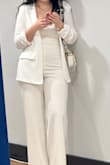 It's beautiful and chic! Tip: I recommend wearing a nude bodysuit under. It's not see-through, but I really recommend wearing it. - Jucleia D.
