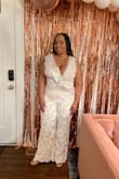 I wore the jumpsuit for a night out on the town in Nashville for my bachelorette weekend. The jumpsuit is comfortable and easy to move around in. - Khendal H.