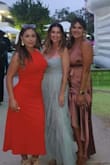 The color of this dress is much prettier in person. A true dusty rose. Silky and flattering. I decided to use a bandeau for a little cover-up since we attended mass and also my breasts are just a little too large. But the dress fit fabulous. I felt very comfortable in it. I highly recommend. - Felicia R.