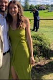 I love this dress. The slit is a little higher than expected, but I didn't mind the sexy added bonus. It was perfect for a simple garden wedding guest dress. - Kristina C.