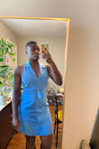 The color and concept of it is good. Way too tight. I always wear a medium I had to get a large because it was so tight. The breast area is kind of weird. It's something to wear and I can't return it so it's in my closet. - Maimouna D.