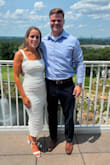 This beautiful dress is form-fitting, but the outer layer has a lot of texture. I am not normally someone who would wear something this form-fitting, but I loved this dress! So many compliments and very comfortable to wear. I wore this for my bridal shower and wish I had numerous more events to wear it to! - Rachel C.