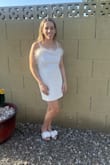 I purchased this dress for my destination bachelorette, and it did not disappoint. Perfect for a nice dinner followed by a night out of dancing after. The feathers were super cute. Not see-through and very comfortable! - Rachel C.