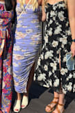 Love this dress! Wore it to my friend's wedding; I felt so good in it. The ruche is extremely flattering and the fabric is soft, stretchy and very comfortable. The slit wasn't too high and was a perfect balance of pretty but fitted. 10/10 recommend - Sierra B.
