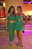 This 2 piece is a brilliant green that definitely turns heads. Wore it on vacation in Jamaica and got many compliments! - Lucinda D.