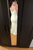 I loved this dress. I bought it for an evening dress for my wedding. It fit perfectly and was light weight and sleek and easy to dance in! It wasn't see through. I did have to have it hemmed but that's only because I'm fairly short. I would 100% buy another dress from Lulu's. - Tori H.
