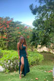 Honestly, I was a bit worried about the fit and that I would not receive it in time for the wedding because I ordered it last minute, but delivery was so fast and the fit was too perfect. It was as if the dress was made specifically for me, and the design made it even more beautiful as it complimented my slim physique very well. The quality is also amazing as the material is pretty thick and very well lined on the inside. - Moya H.