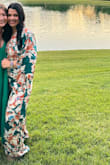 I purchased this to wear to a wedding that I was a guest at & I got so many compliments! I ordered a large which is true to size for me. Even though it was a hot day, this jumpsuit was so breezy that I didn't feel hot :) Highly recommend! - Karis S.