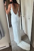 This dress is absolutely stunning, I ordered the S and it ran a little bit big on me so I immediately exchanged it for an XS! It's super comfortable and you can tell that the quality is super nice. This is definitely going to be my wedding dress. I'm so excited! - Lily W.