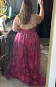 This dress looks, feels, and fits fantastic. I'm short and this dress will be perfect with a mid level heeled shoe. The dress is lightweight and perfect for an outside summer evening wedding in Southern California. The skirt is lined and the straps are adjustable. If you are looking for a beautiful, fun, comfortable dress, this is it. - Amber C.