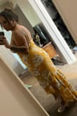It's so much prettier than I could have imagined. I absolutely love the color and the ruffles. My camera is terrible but you can get the idea in the photo. - Michelle H.